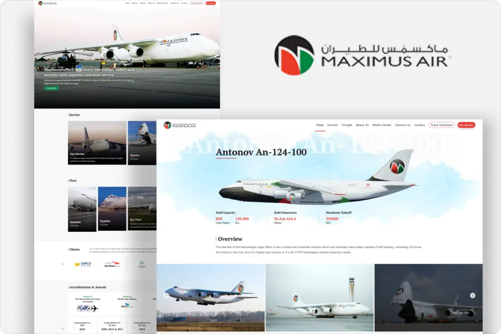 Drupal development for Maximus Air