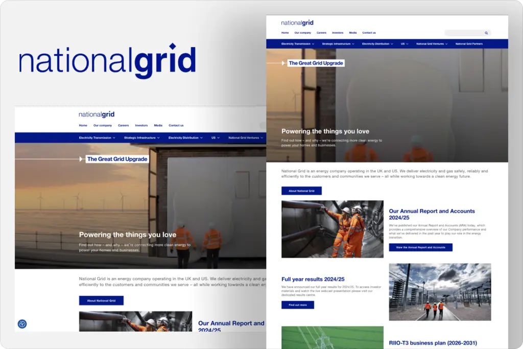 Drupal development for NationalGrid