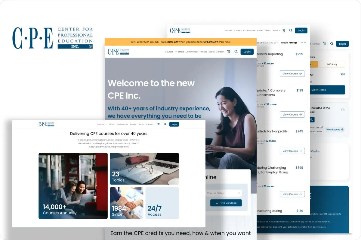 Drupal 10 development for CPE Online